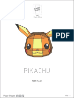 PIKACHU - PAPER SHAPES v0 PDF