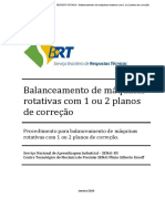 Balanceamento de Maquinas Rotativas Com 1 Ou 2 Planos de Correcao PDF