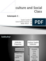 Kelompok 2 Subculture and Social Class