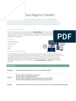 Cloud Services Due Diligence Checklist: Why Use This Checklist?