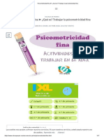 Psicomotricidad fina ➤ ¿Qué es_ Trabajar la psicomotricidad fina