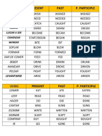 Verbs-English Homework