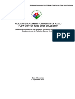 Guidance Document For Design of Axial-Flow Vortex Tube Dust Collector