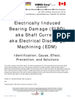 Electrically Induced Bearing Damage and Shaft Currents