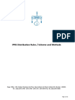 IPRS Distribu On Rules / Scheme and Methods