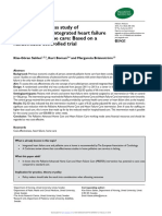 A Cost-Effectiveness Study of Person-Centered Integrated Heart Failure and Palliative Home Care: Based On A Randomized Controlled Trial