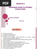 Module 1, Atomic Structure