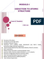 Module 1, Atomic Structure