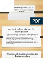 Ancient Indian Wisdom for Modern Management