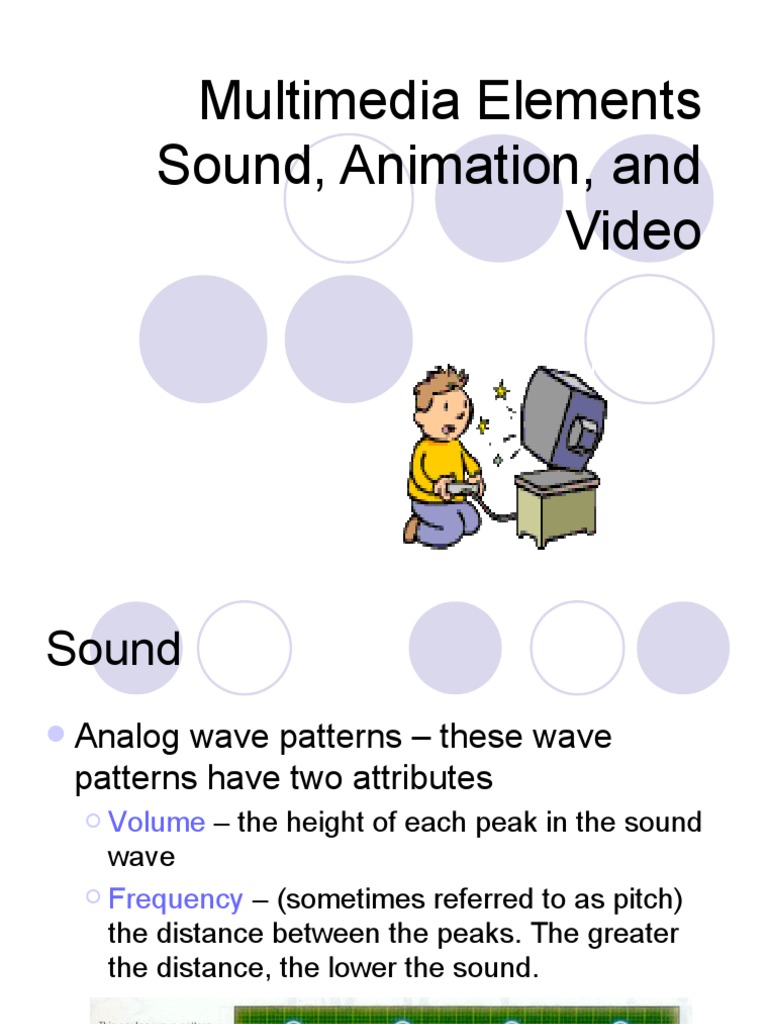Multimedia Elements Sound, Animation, and Video | PDF | 3 D Computer ...