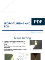 Micro-Turning and Micro-Edm