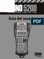 PDF Rhino Rhino 5200 Manual Esp PDF