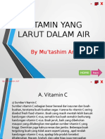 Vitamin Yang Larut Dalam Air