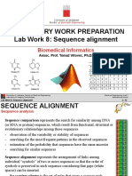 Laboratory Work Preparation Lab Work 8: Sequence Alignment: Biomedical Informatics