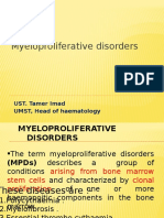 myeloproliferative disorders