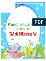 Proiect Educational Umanitar