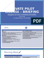 Briefing 18B Navigation at Low Level and Reduced Visibility