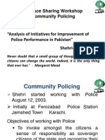 Analysis of Initiatives for Improvement of Police Performance in Pakistan - - Shehri-CBE