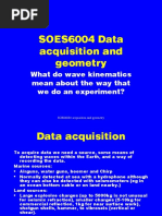 Seismic Data Acquisition & Geometry