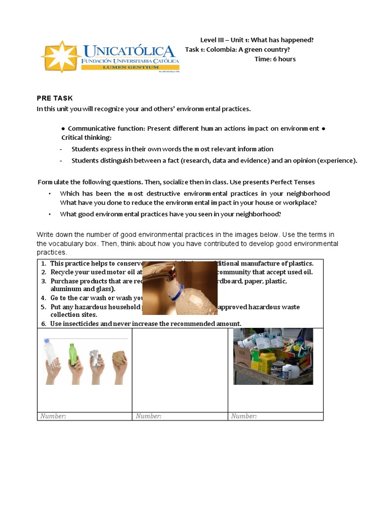 Level III - Unit ENVIRONMENT | PDF | Recycling | Nature