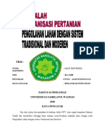 Makalah. Mekanisasi Pertanian Penolahan Lahan Dengan Tradisional Dan Moderen