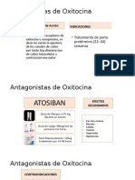 Antagonistas de Oxitocina y INH AINES