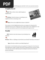 Narrative Prompt Options