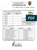GUIA No. 1 DE MILILITROS A LITROS