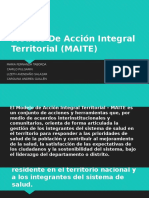 Modelo de Acción Integral Territorial (MAITE)