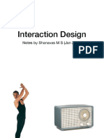 Interaction Design: Notes by Shanavas M S (Jan 2019)