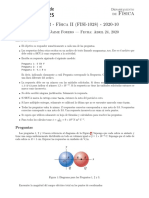 Parcial 2 - Física II (FISI-1028) - 2020