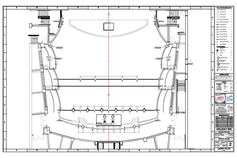 2 - Light Plot - FOH - Holiday Inn - C01 PDF | PDF