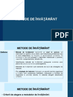 Note de Curs - Metode de Invatamant I Si II PDF