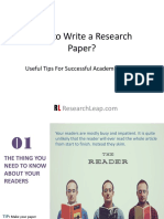 How To Write A Research Paper PDF