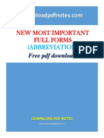 Full Forms PDF