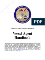 Vessel Agent Handbook: Coast Guard Sector Los Angeles - Long Beach