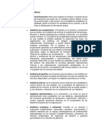 Tipos y Clasificacion de La Auditoria