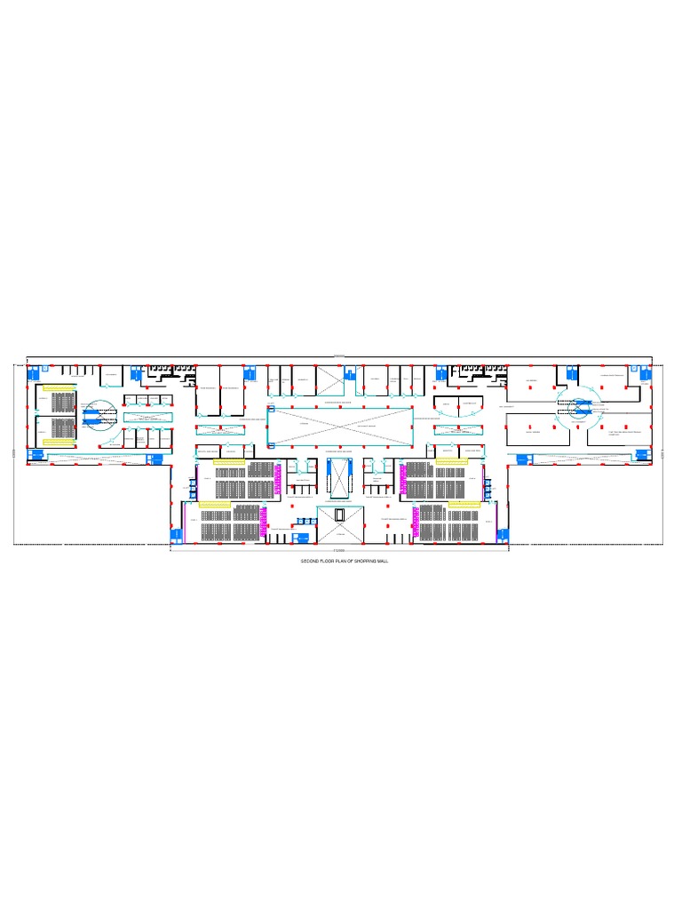 Second Floor Plan of Shopping Mall DN DN DN DN DN DN DN PDF
