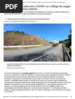 Na estrada com a COVID-19_ tráfego de cargas cai e caminhoneiros sofrem - Gerais - Estado de Minas