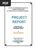 Project: (A Case Study of Kanpur Nagar)