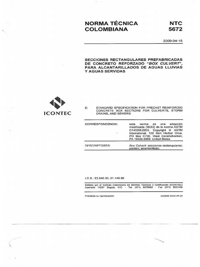 NTC 5672 | PDF