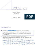Discrete Random Variables - Part V: Satyajit Thakor
