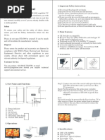 User Manual: 1. Important Safety Instructions