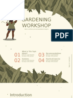 Gardening Workshop by Slidesgo