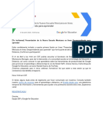 Invitación - Presentación de La Nueva Escuela Mexicana en Línea - Desaprendiendo para Reaprender PDF