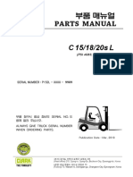 PARTS MANUAL FOR C 15/18/20s L (PSI 4G63, Tier 0