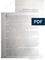 Debilidades de La Gerencia Diplomado de Gerencia Estratégica