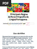 Novo Acordo - hífen