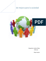 Proyectos de Mejora para La Sociedad PDF