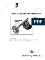 Axle General Information